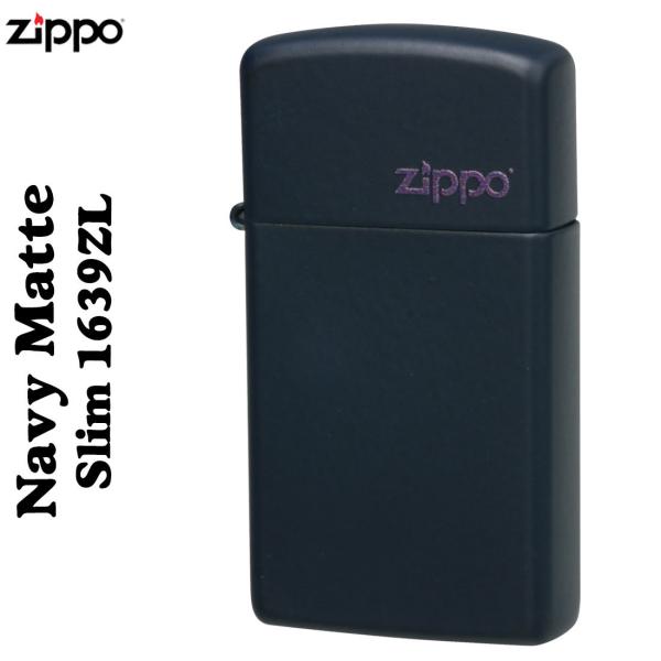 ZIPPO（ジッポー） ライター ネイビーマットジッポ・スリム#1639ZL