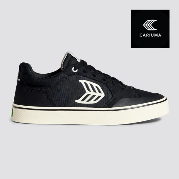 CARIUMA カリウマ スケートボードシューズ スニーカー VALLELY PRO メンズ 黒 ヴィーガンスエード バレリー プロ BLACK/IVORY 421409B06[PU2] CARIUMA（カリウマ） スケートボードシューズ スニーカー VALLELY PRO