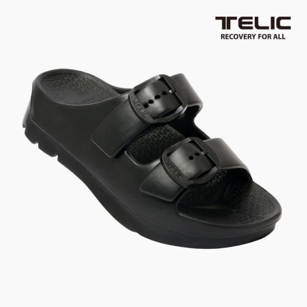 新品 TELIC W-BUCKLE2 BLACK 2XL 28.5〜29cm TELIC テリック 厚底 リカバリーサンダル メンズ レディース W
