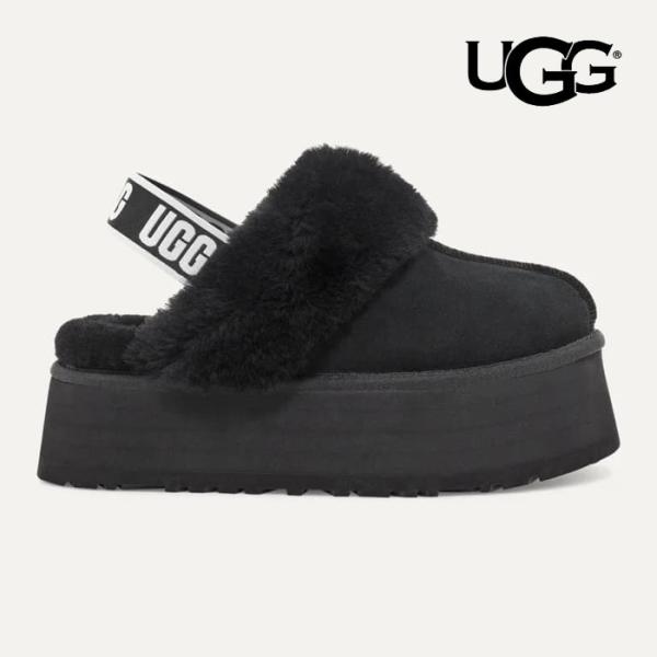 UGG（アグ） 毎日発送 レディース ファンケット ファー サンダル 厚底
