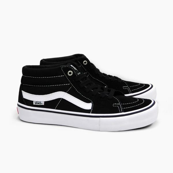 vans sk8 mid pro black