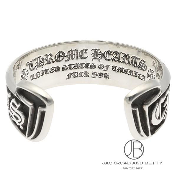 品質のいい新発売 Chrome クロムハーツ 中古 ラベル Hearts バングル ジャックロード Hearts クロムハーツ スクロール ブランドジュエリー 腕時計 アクセサリー 中古 ジュエリー