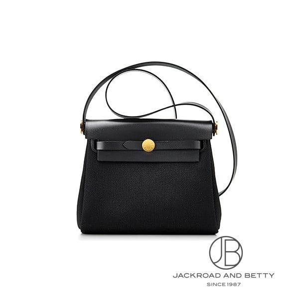 HERMES エルメス エールバッグジップ 20 ノワール ブラック 黒