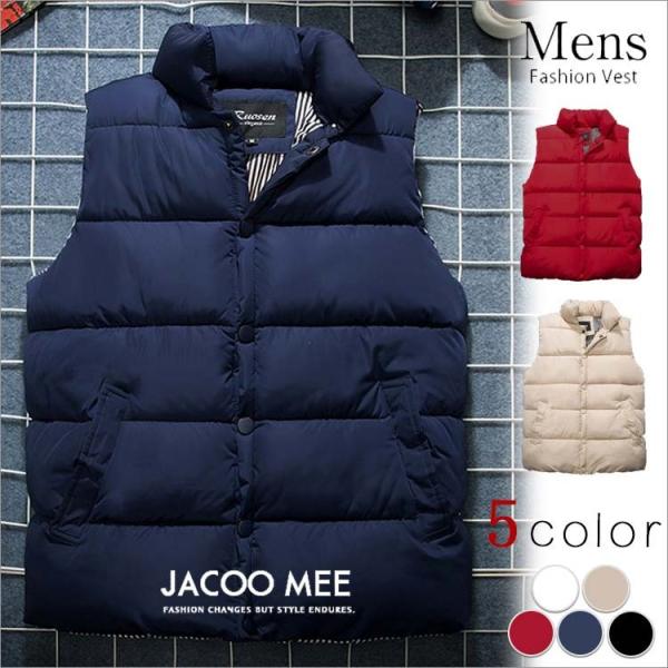 ベスト メンズ ダウンベスト 袖なしジャケット 中綿 ダウンジャケット アウター ノースリーブ 無地 ダウンベスト 秋 秋服 新作 送料無料 Buyee Servis Zakupok Tretim Licom Buyee Pokupajte Iz Yaponii