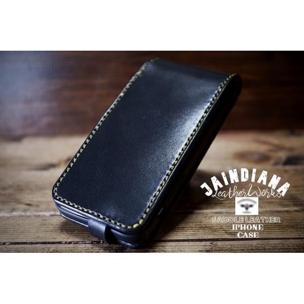 roddyninorutsun iPhone16用type2 栃木サドル サドルレザーiPhone13/14/15/16/17ケース 下開き ツートン手縫い 栃木