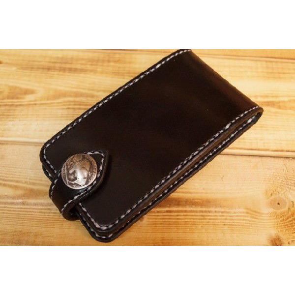 手縫い ハンドメイドサドルレザーiPhone SE・5・5Sケース YIP-1 :YIP-1