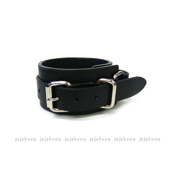 ベルト ブレスレット 黒 本革 （レザー）製 JAJABOON ジャジャブーン