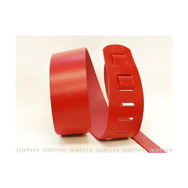 本革 ギターストラップ 68mm 幅 赤 本革 （ レザー ） 製 JAJABOON ジャジャブーン
