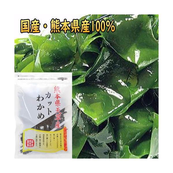 わかめ 国産 乾燥 カットわかめ ワカメ 80g  熊本県天草産 メール便 コリコリして美味しい お試しセット ポイント消化  食品