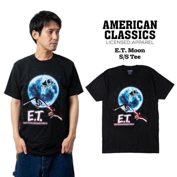 アメリカンクラシックス AMERICAN CLASSICS ムービーTシャツ E.T. ムーン ｜ メンズ 映画Tシャツ ET スピルバーグ