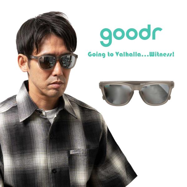 グダー goodr OG 偏光サングラス Going to Valhalla...Witness! ｜ メンズ レディース ユニセックス ウェリントン UV400 ランニング ゴルフ