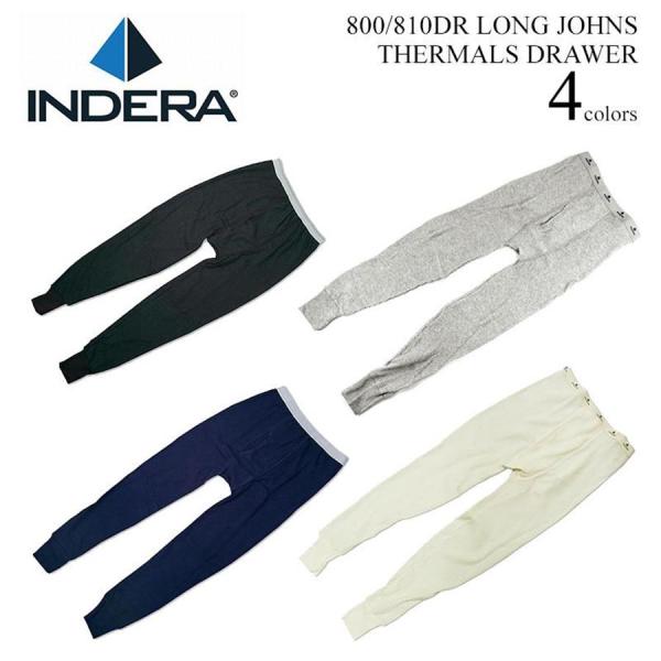 【返品不可】インデラミルズ INDERA MILLS 810DR/800DR LONG JOHNS サーマル アンダーウェア ボトムス THERMALS DRAWER ワッフル 下着 メンズ