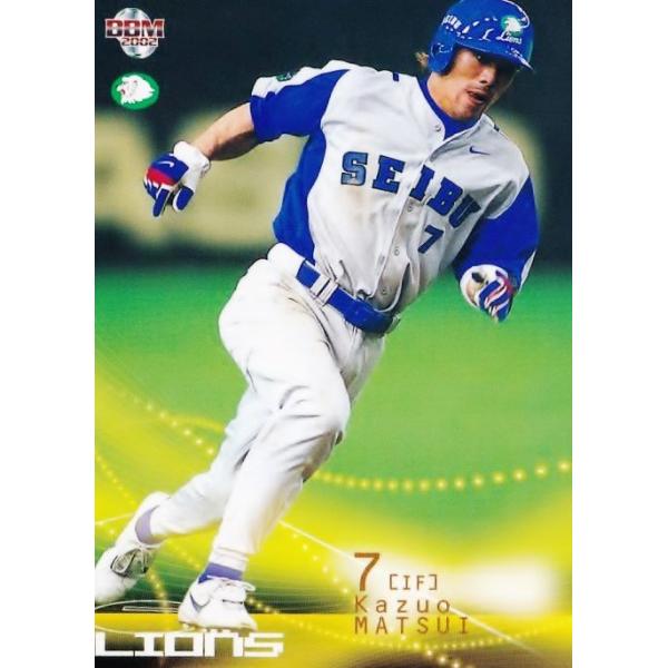 松井稼頭央 07/20背番号 BBM2012GENESIS バットバレルカード jambalaya_02bbm2nd-700