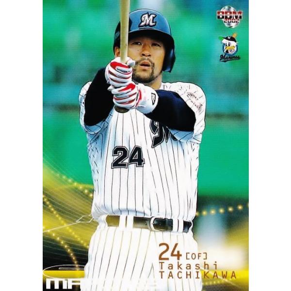 大松尚逸　実使用バット2本＆直筆サインボールまとめ　東京ヤクルト＆千葉ロッテ 769 【立川隆史/千葉ロッテマリーンズ】2002 BBM ベースボールカード