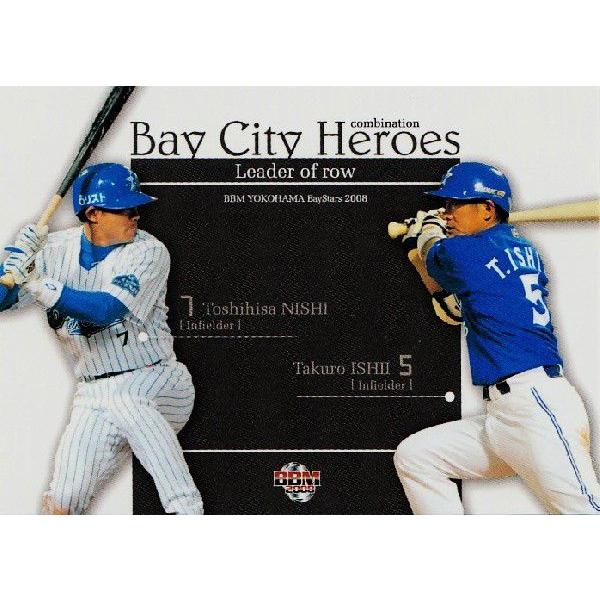 BBM 横浜ベイスターズ 2008 レギュラー 【Bay City Heroes】 YB93 仁志