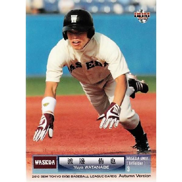 BBM2010秋 東京六大学野球カードセット レギュラー 10 渡邊侑也