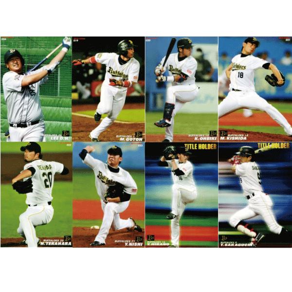 オリックス・バファローズ/全8種】カルビー 2012プロ野球チップス第1弾