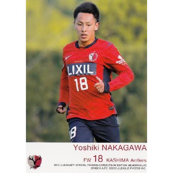 Jカード TEメモラビリア 鹿島アントラーズ 2012 レギュラー KA17 中川