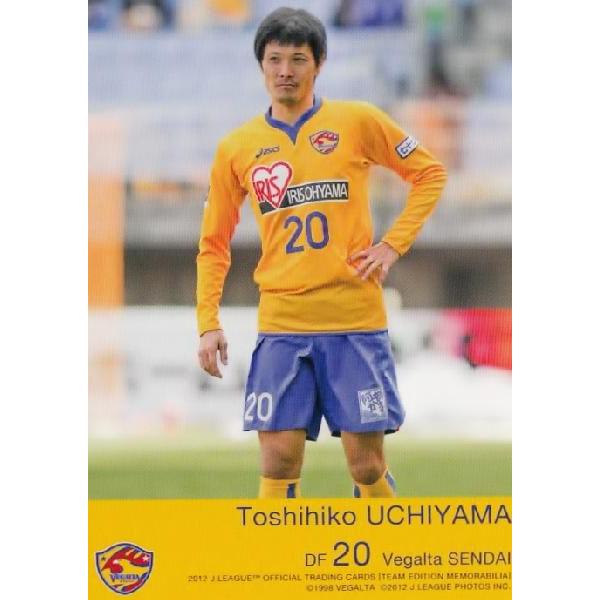 Jカード TEメモラビリア ベガルタ仙台 2012 レギュラー VS18 内山俊彦