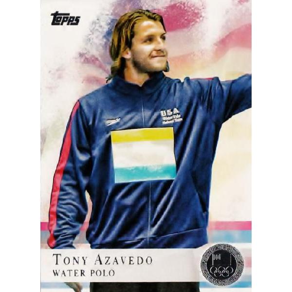 TOPPS 2012 U.S. OLYMPIC TEAM �y2012 �A�����J�I�����s�b�N�`�[�� �I�t�B�V�����J�[�h�z ���M�����[�V���o�[�p������ 76 Tony Azavedo (Water Polo)