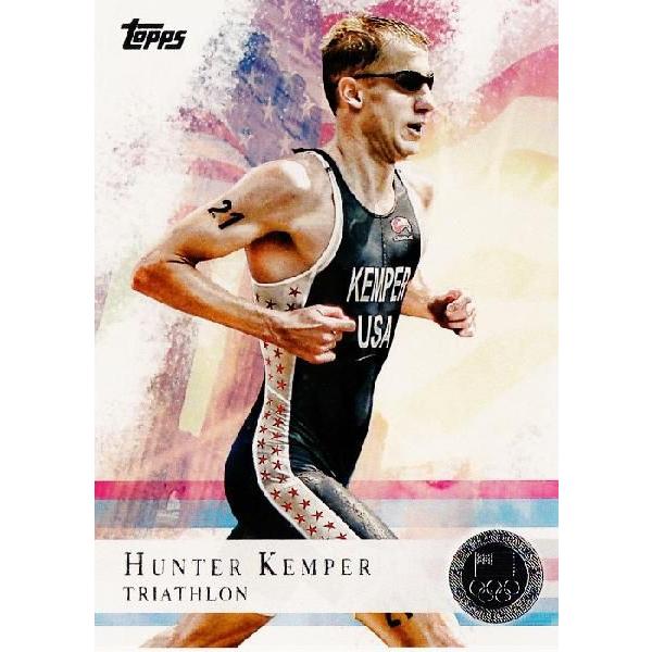 TOPPS 2012 U.S. OLYMPIC TEAM �y2012 �A�����J�I�����s�b�N�`�[�� �I�t�B�V�����J�[�h�z ���M�����[�V���o�[�p������ 81 Hunter Kemper (Triathlon)
