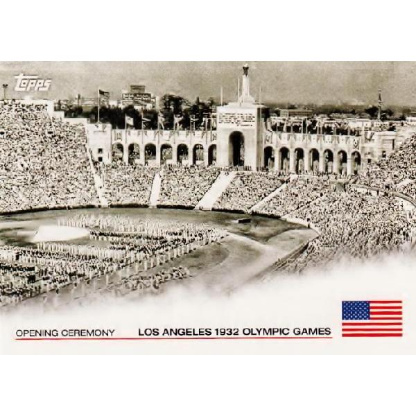 TOPPS 2012 U.S. OLYMPIC TEAM �y2012 �A�����J�I�����s�b�N�`�[���J�[�h�z �C���T�[�g �yOpening Ceremony�zOC-9 Los Angeles 1932 Olympic Games