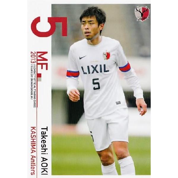 Jカード TEメモラビリア 鹿島アントラーズ 2013 レギュラー 05 青木剛 