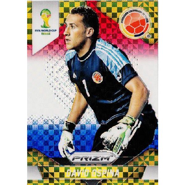 2014Panini Prizm ehe` World Cup Soccer yPower Plaid Prizmsz M[ 047 David Ospina _rhEIXsi (RrA)