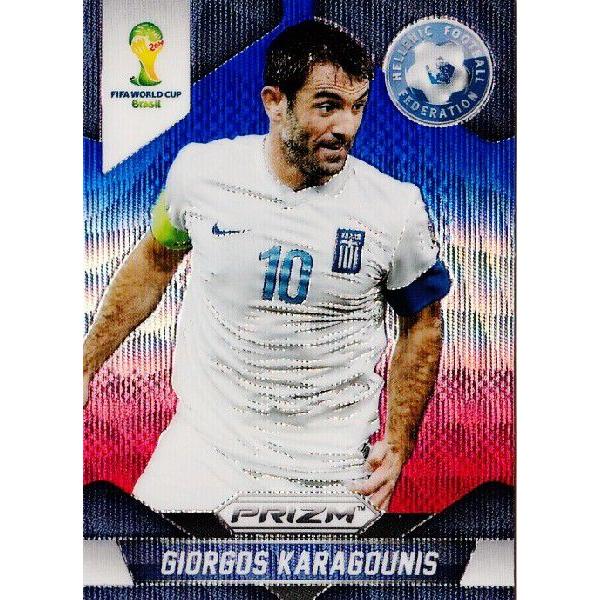 2014Panini Prizm ehe` World Cup Soccer yWave Prizmspz M[ 101 Giorgos Karagounis QIMIXEJOjX (MV)
