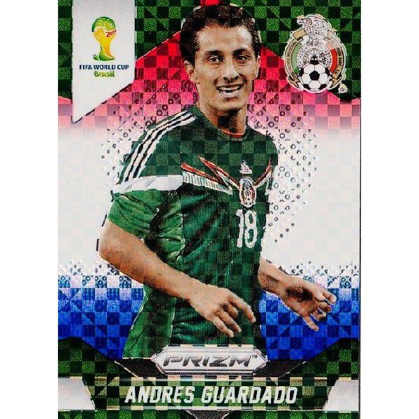 2014Panini Prizm ehe` World Cup Soccer yPower Plaid Prizmsz M[ 146 Andres Guardado AhXEOA_h (LVR)