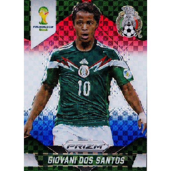 2014Panini Prizm ehe` World Cup Soccer yPower Plaid Prizmsz M[ 147 Giovani Dos Santos WIojEhXTgX (LVR)