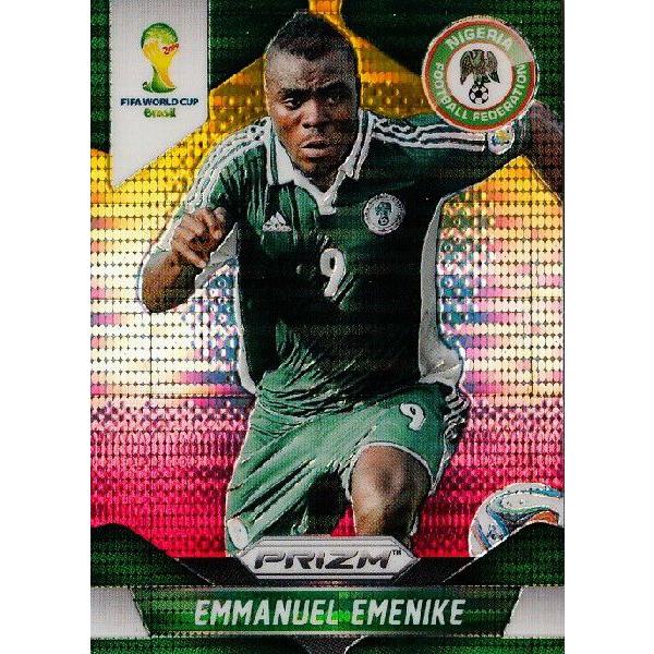 2014Panini Prizm ehe` World Cup Soccer yPulsar Prizmspz M[ 153 Emmanuel Emenike G}jGEGjP (iCWFA)