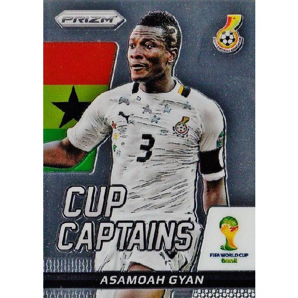 2014Panini Prizm ehe` World Cup Soccer CT[g yCup Captainsz 2 Asamoah Gyan ATAEM (K[i)