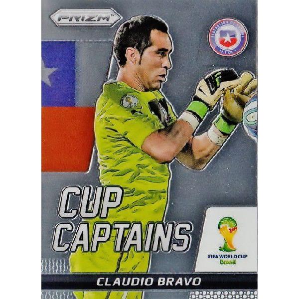 2014Panini Prizm ehe` World Cup Soccer CT[g yCup Captainsz 4 Claudio Bravo NEfBIEu{ (`)