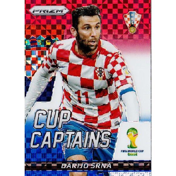 2014Panini Prizm ehe` World Cup Soccer yCup Captains/Power Plaid Prizmsz 6 Darijo Srna _EXi (NA`A)