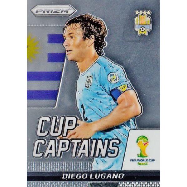 2014Panini Prizm ehe` World Cup Soccer CT[g yCup Captainsz 8 Diego Lugano fBGSEKm (EOAC)