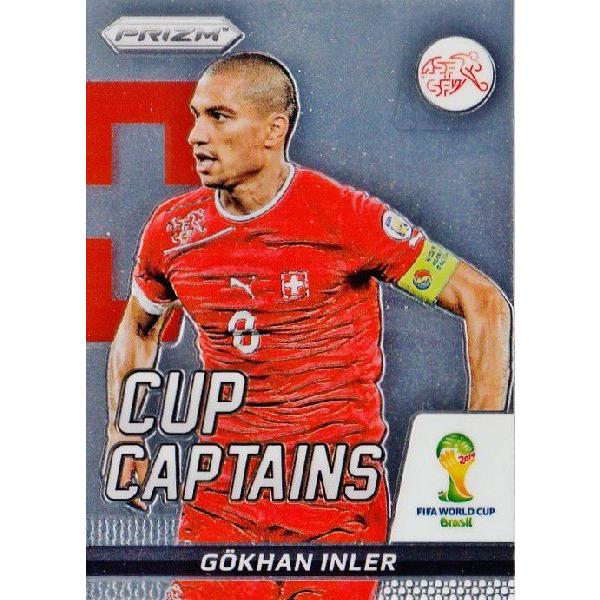 2014Panini Prizm ehe` World Cup Soccer CT[g yCup Captainsz 12 Gokhan Inler MJEC (XCX)