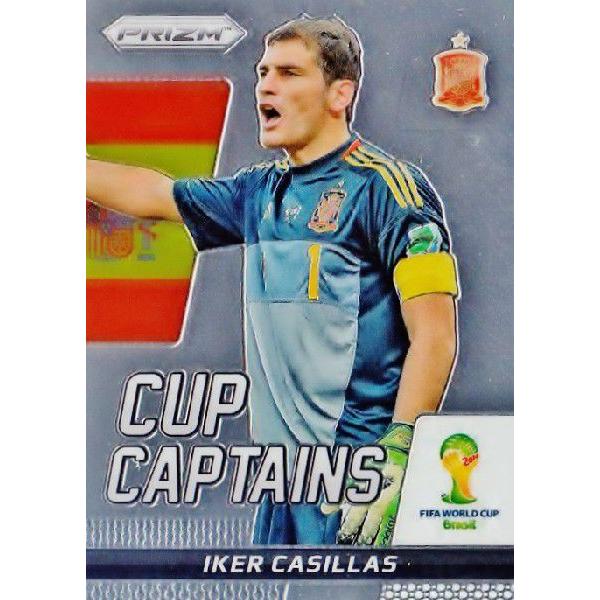 2014Panini Prizm ehe` World Cup Soccer CT[g yCup Captainsz 14 Iker Casillas CPEJVWX (XyC)