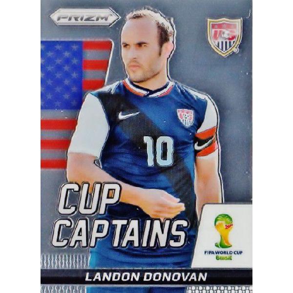 2014Panini Prizm ehe` World Cup Soccer CT[g yCup Captainsz 18 Landon Donovan hEhmo (AJ)