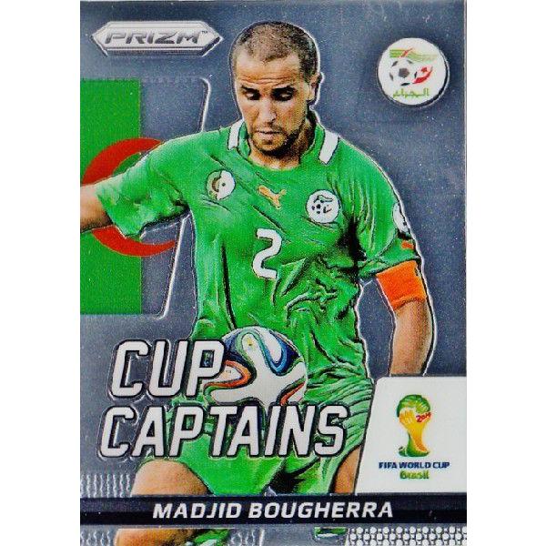 2014Panini Prizm ehe` World Cup Soccer CT[g yCup Captainsz 20 Madjid Bougherra }WhEuQ (AWFA)