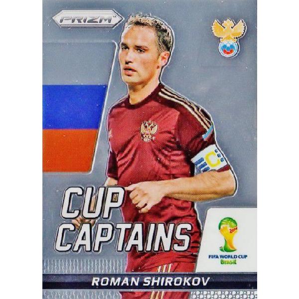 2014Panini Prizm ehe` World Cup Soccer CT[g yCup Captainsz 25 Roman Shirokov }EVRt (VA)