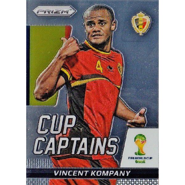 2014Panini Prizm ehe` World Cup Soccer CT[g yCup Captainsz 30 Vincent Kompany oTERpj[ (xM[)