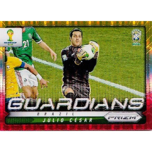 2014Panini Prizm ehe` World Cup Soccer yGuardians/Pulsar Prizmsz 5 Julio Cesarr WIEZU[ (uW)