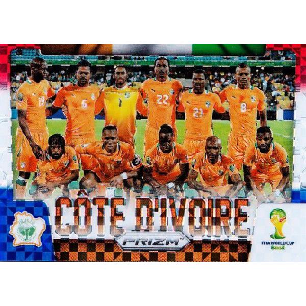 2014Panini Prizm ehe` World Cup Soccer yTeam Photos/Power Plaid Prizmsz 11 Cote d'Ivoire R[gW{A[