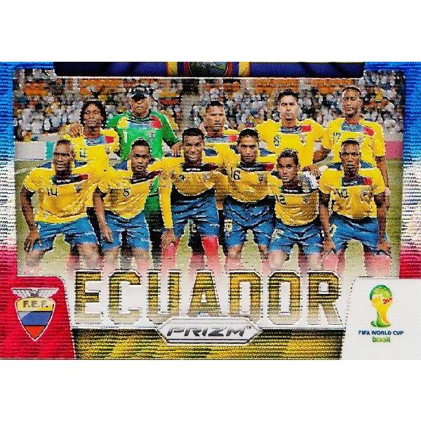 2014Panini Prizm ehe` World Cup Soccer yTeam Photos/Wave Prizmsz 12 Ecuador GNAh