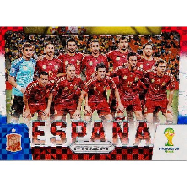 2014Panini Prizm ehe` World Cup Soccer yTeam Photos/Power Plaid Prizmsz 29 Espana XyC