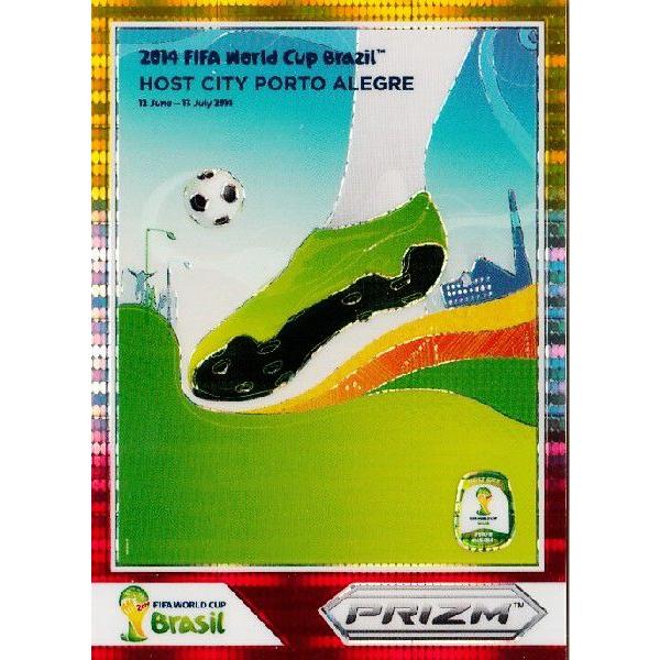 2014Panini Prizm ehe` World Cup Soccer yWorld Cup Posters/Pulsar Prizmsz 8 Porto Alegre |gAO