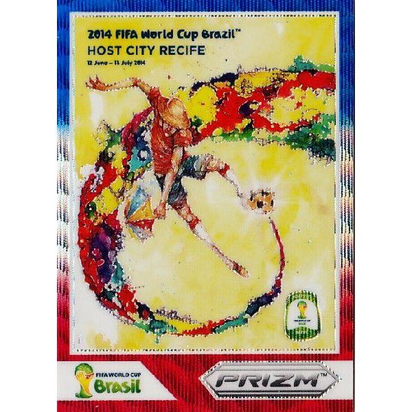 2014Panini Prizm ehe` World Cup Soccer yWorld Cup Posters/Wave Prizmsz 9 Recife VtF