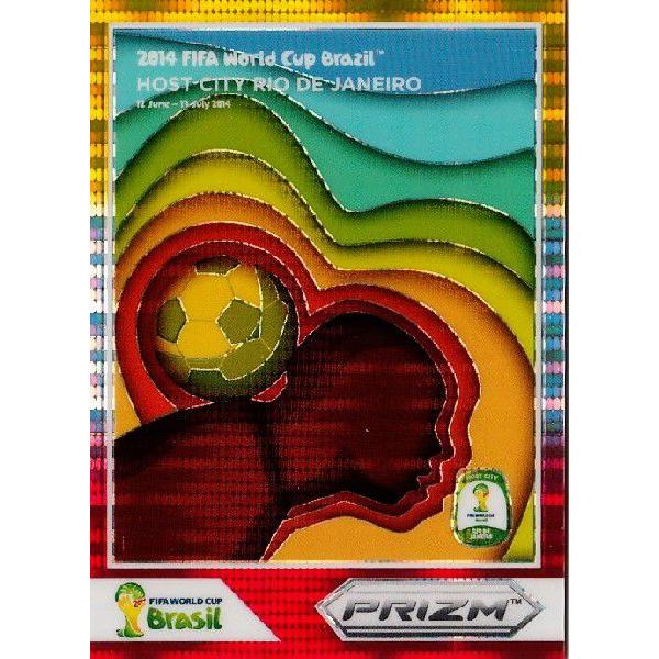 2014Panini Prizm ehe` World Cup Soccer yWorld Cup Posters/Pulsar Prizmsz 10 Rio de Janeiro IfWlC