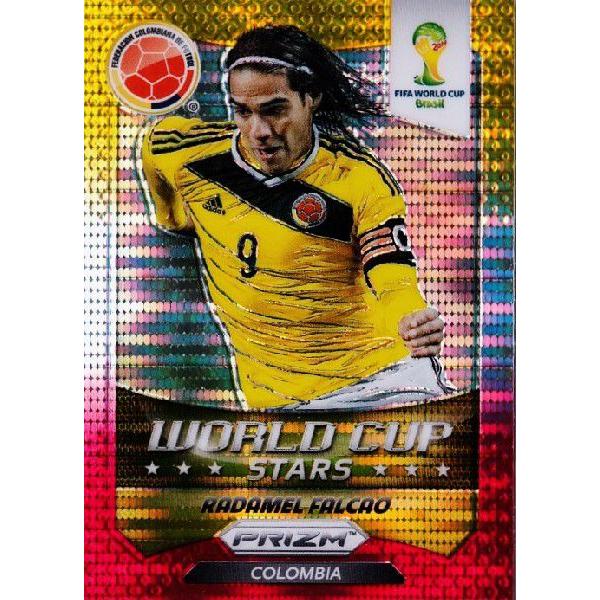 2014Panini Prizm ehe` World Cup Soccer yWorld Cup Stars/Pulsar Prizmsz 10 Radamel Falcao _Et@JI (RrA)